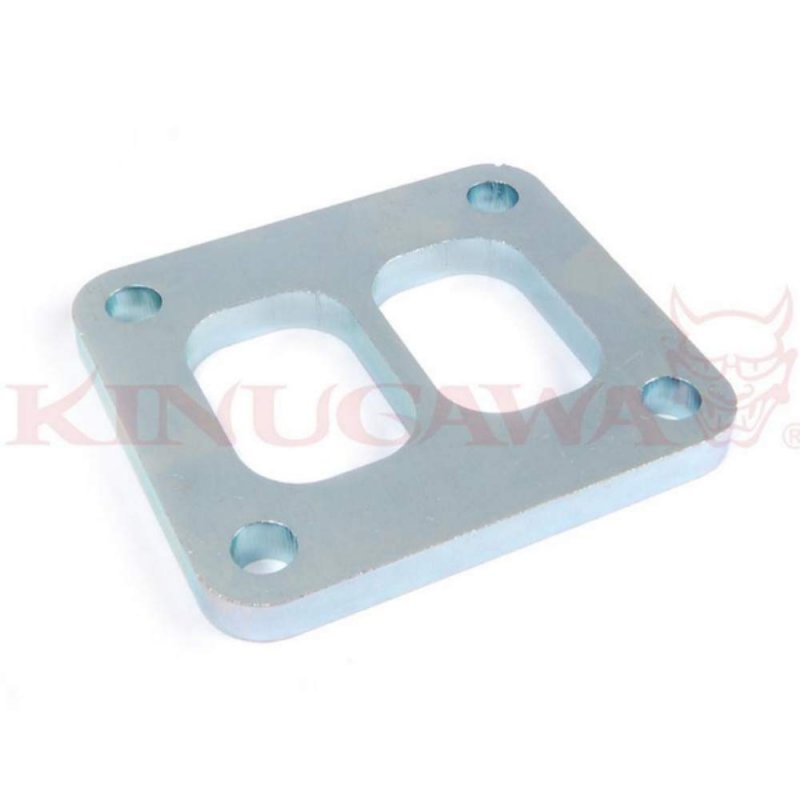 Turbine Inlet Exhaust Manifold Flange Twin Entry For Garrett T4 T04b T04e T04z T04r Turbo 10mm Middle Steel