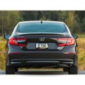 Ipick Image Made For Honda Accord Black Real 3k Carbon Fiber Glossy Finish License Plate Frame