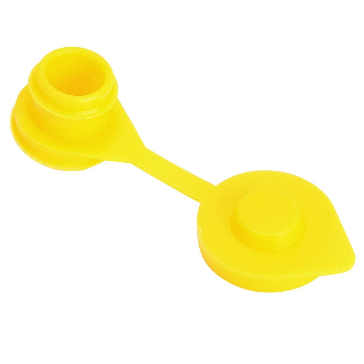 20pcs Gas Can Vent Cap Replacement Container Breather Push In Part Allow For Faster Flowing Fuel Fit Any Water Yellow