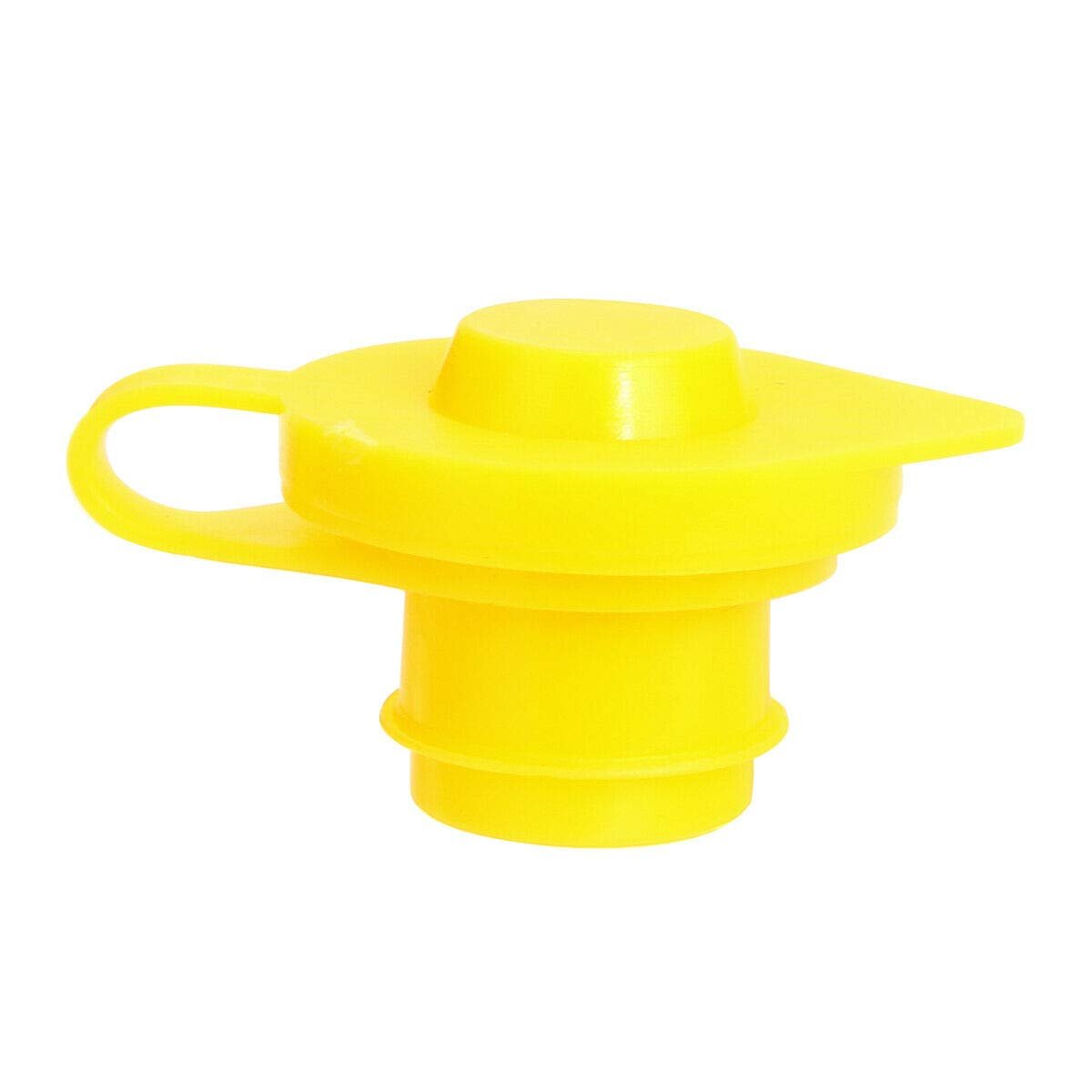20pcs Gas Can Vent Cap Replacement Container Breather Push In Part Allow For Faster Flowing Fuel Fit Any Water Yellow