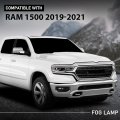 Front Bumper Led Fog Lights Lamps Bracket Kit For Dodge Ram 1500 2019-2021 68273291ab