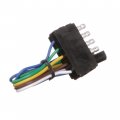 Seachoice 5-way Flat Connector For Boat Trailer 12 In Lead 7 5 Max Amp Load 