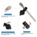 Drill Chuck Key Wrench 8mm Diameter 11 Teeth Carbon Steel Clamping Tool Replacement Press For 3-16mm Silver 5pcs