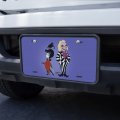 Beetlejuice Animated Series And Lydia Novelty Metal Vanity Tag License Plate
