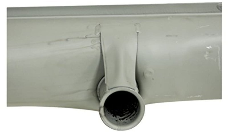 Muffler Replacement For 1300cc To 1600cc Vw Type 1 Engine Volkswagen And Dune Buggies Part Number 95-3003-b Alloy Steel Round