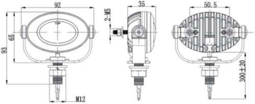 6000k Led Auxiliary Lamps Lights Kit For Harley Davidson Street Glide Super White High Output Leds With Remote Control And