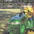 Am108777 Am39310 Am105769 Ahc18368 Steering Cylinder For John Deere 318 322 332 Lawn Tractor