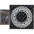 Niche Rear Right Brake Rotor Pad Semi Metallic Kit For Honda Cb1000 Vt1100c2 06435-mej-026 43105-mw0-425 43251-mbr-j11