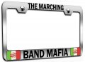 The Marching Band Mafia Italian Italy Chrome Metal License Plate Frame Tag Holder Universal Fit For Cars Trucks And Suvs 12 5 X 
