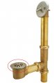 Tub And Shower Bath Grid Drain Strainer With Screw 2-7 8 Inch 1-pack Bathtub Satin Nickel Finish By Plumbusa 51055sn 
