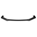 3pcs Cs Style Matte Black Front Bumper Lip Splitter Chin Spoiler Wing Body Kit For Subaru Brz 13-16 