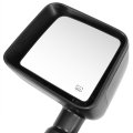 Auto Dynasty Ch1320392 Side Door Power Mirror With Heated Glass For Jeep Wrangler 2014 Driver Left Paint To Match Black