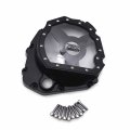 Httmt- Black Glass See Through Engine Clutch Cover Protector For 2001-2005 Gsxr 600 1000 2000-2005 Gsx-r 750 Motorcycle P N 