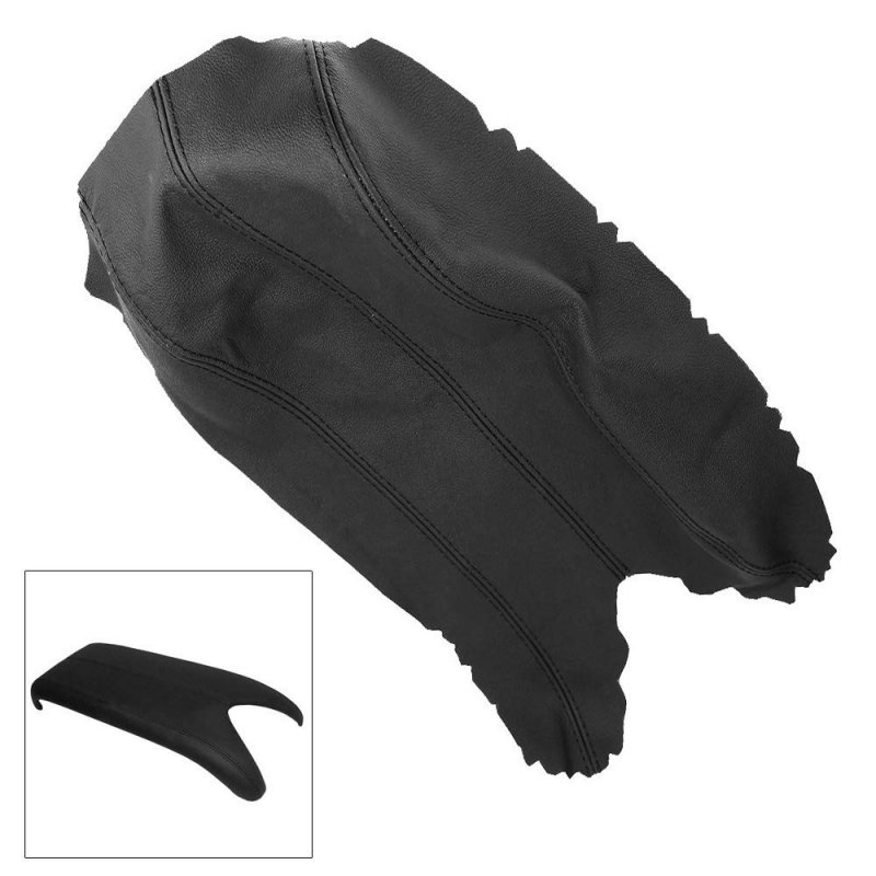 Dsparts Center Console Lid Armrest Cover Leather Fits For Acura Rdx 07-12 Black Part Only