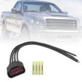 Wpt688 S1763 3u2z14s411zea Hvac Blower Motor Resistor Connector Wire Harness Pigtail Assembly Replacement For 2006-2010 Crown