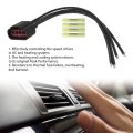 Wpt688 S1763 3u2z14s411zea Hvac Blower Motor Resistor Connector Wire Harness Pigtail Assembly Replacement For 2006-2010 Crown