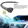 Wpt688 S1763 3u2z14s411zea Hvac Blower Motor Resistor Connector Wire Harness Pigtail Assembly Replacement For 2006-2010 Crown