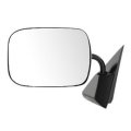 Driver Side Door Mirror For Gmc K1500 K2500 Suburban 1992 To 1999 Manual Folding Non Heated Chrome Steel Replaces 15697331 