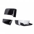 Ecotric Tow Mirror Caps Pair Compatible With 1988-2019 Chevy Silverado Gmc Sierra 1500 2500 Hd 3500 Truck Pickup Covers Left