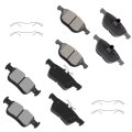 Brake Pad Set 8pcs Front Ceramic Rear Semi Metal For Ford Escape 2017 2019 D1044 D1665 