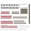 Kdafa Bolts Kit Fastener Clips Screw 198pcs Screws Aluminum Motorcycle Sportbike Fairing Yellow