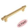 Cosmas 161-128bb Brushed Brass Cabinet Bar Handle Pull 5 128mm Hole Centers 10 Pack 