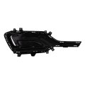 Fog Light Bezel For Hyundai Santa Fe Sport 2017 2018 Front Passenger Side Garnish Unit Black Replacement Hy1039141 And 