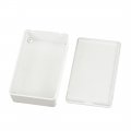 Uxcell 100 X 60 25mm 3 94x2 36x0 98inch Electronic Plastic Diy Junction Box Enclosure Case White