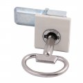 Uxcell 36mm X 33mm Cabinet Square Panel Quarter Turn Latch Safety Cam Lock W Key
