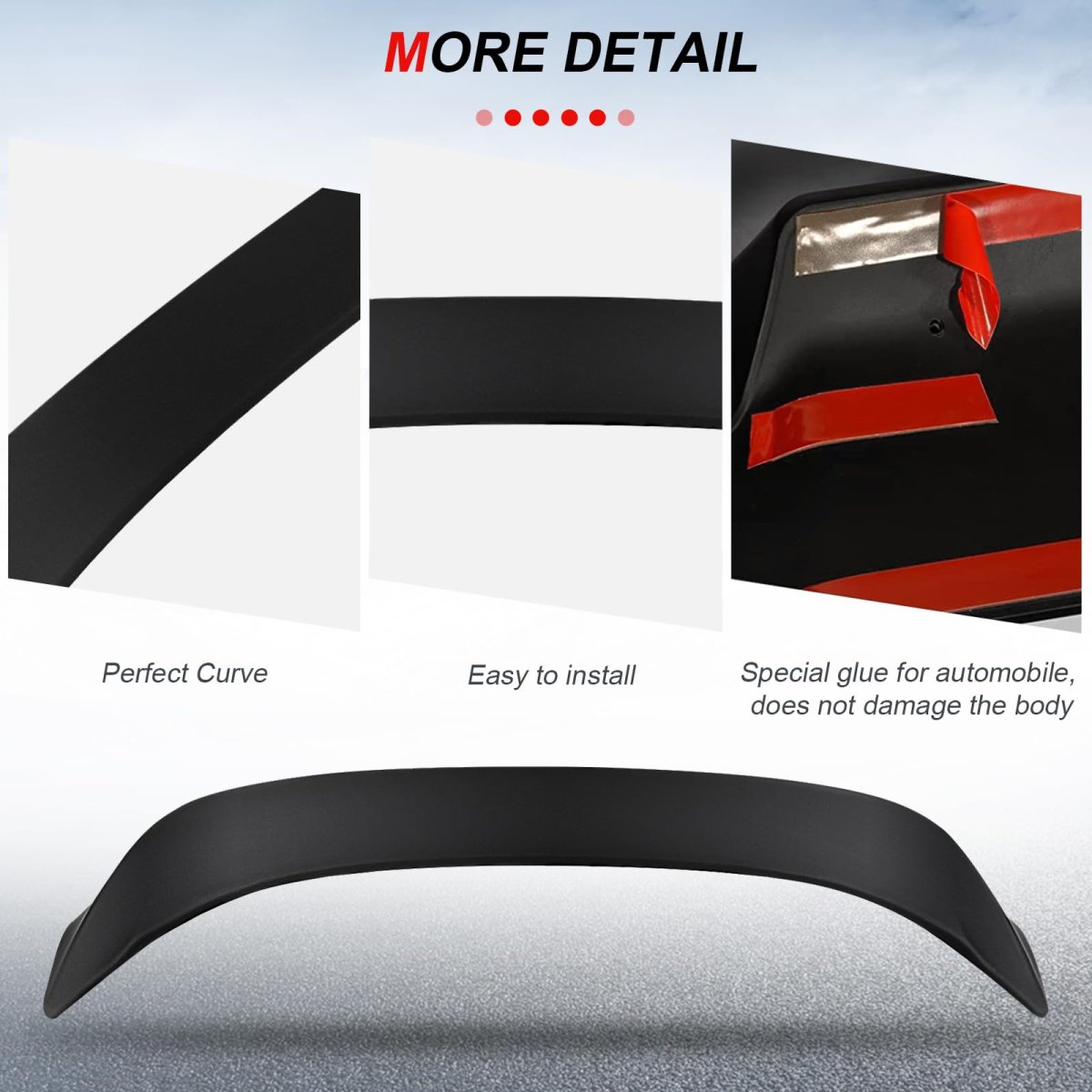 Adjustable Rear Spoiler Wing In Black For Subaru Brz 2013 To 2017 And Scion Fr S Abs Plastic Direct Fit Replacement