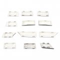 X Autohaux 1 Set Air Conditioning Button Covers Key Caps For Bmw 5 6 7 X5 X6 Series A C Heater Switch Cover Control 12 Buttons