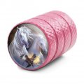 White Horses And Hawk Valve Stem Caps For Tire Rim Wheel Aluminum Pink