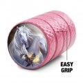 White Horses And Hawk Valve Stem Caps For Tire Rim Wheel Aluminum Pink