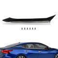Rear Right Side Pillar Molding Trim Outer Black And Chrome Replacement For Nissan Maxima 2016-2021
