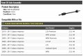 Front Cv Axle Assembly Compatible With 2008-2011 Subaru Impreza 2 5l H4
