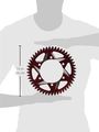 Vortex 491azr-49 Red 49-tooth Rear Sprocket 