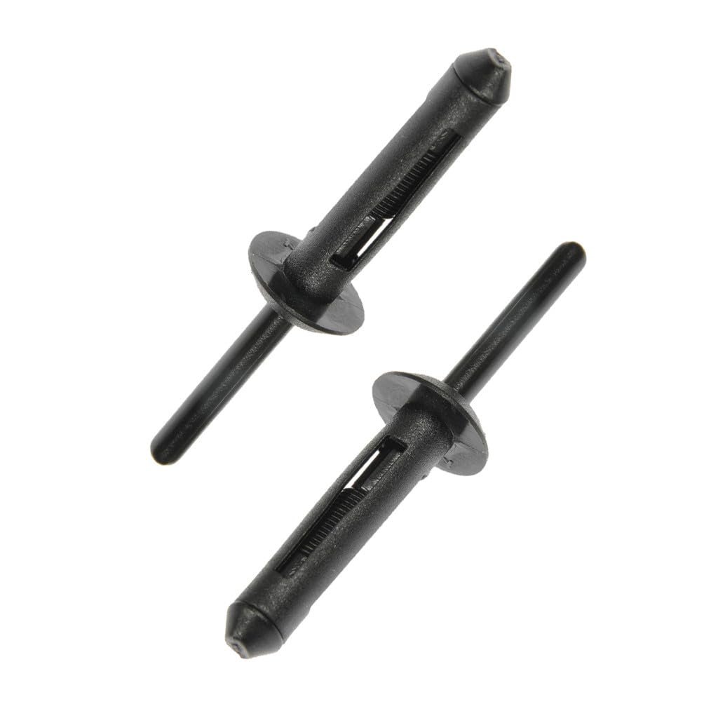 Blind Rivets For Lincoln Mark Viii 1997 1998 Black Plastic Rounded Head 0 5 In Diameter 21 Hole Size Replaces 10184895