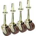 Hardwood Casters Pack Of 4 