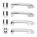 Door Handle Cover For Toyota 4runner 2010-2022 Front Rear Left Right Driver Side Passenger Car Covers Trim Kit Chrome 4pcs 