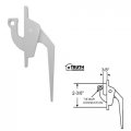 Stb Casement Window Dual Locking Handle White 2-3 8 Screw Holes