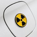 Nuclear Radiation Sign Metal 3d Emblem Badge With Pre-adhesive For Car Motorcycle Spider Atv Fun Nuke Radioactive Doomsday