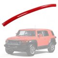 Red Front Upper Outside Windshield Molding Trim For Toyota Fj Cruiser 2007 2014 Abs Plastic Top Pillar Cover With Side Clips 