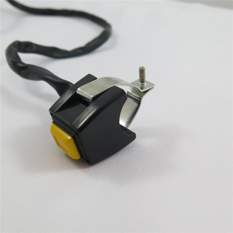 Universal Yellow 7 8 In Handlebar Starter Kill Cut Off Stop Switch Push Button For Motorcycles Atvs Scooters Snowmobiles Pk032