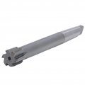 Fafeicy Chucking Reamer 23mm 0 91in Lathe Machine Carbide 6 Blades Taper Shank Milling Cutting Tool Abrasives