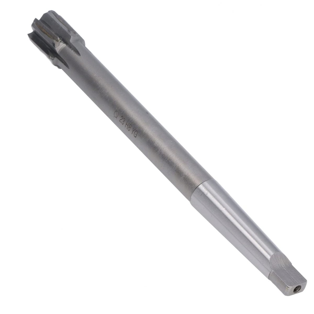 Fafeicy Chucking Reamer 23mm 0 91in Lathe Machine Carbide 6 Blades Taper Shank Milling Cutting Tool Abrasives