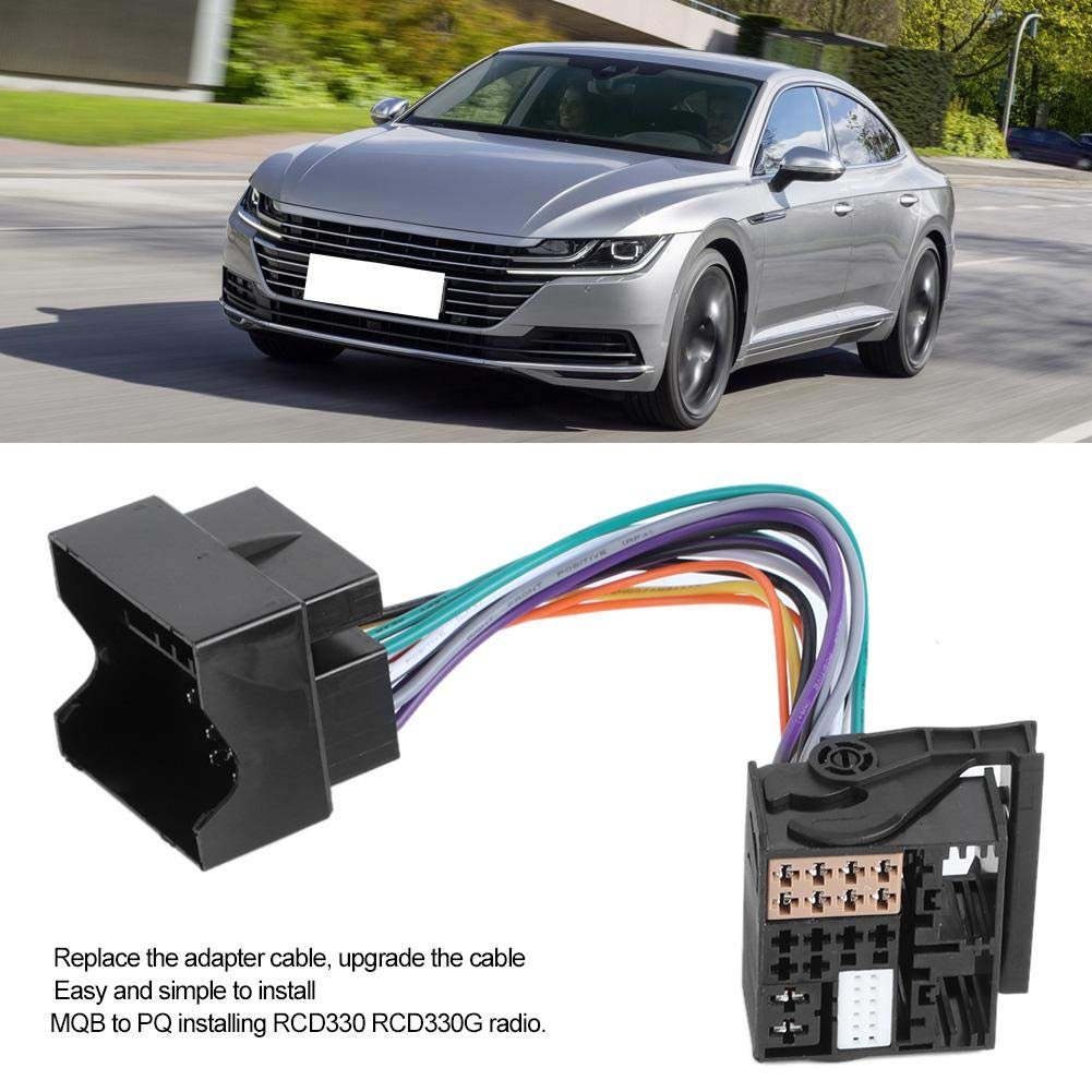 Radio Adapter Wire Harness For Rcd330 Rcd330g Pq To Mqb