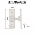 Uxcell Barn Door Lock Latch 90 Degree Sliding Locks Hardware Flip For Gate Garden Cabinet Window Nickel