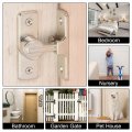 Uxcell Barn Door Lock Latch 90 Degree Sliding Locks Hardware Flip For Gate Garden Cabinet Window Nickel