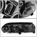 Auto Dynasty Black Housing Clear Corner Headlight Head Lamps Tool Kit For Chevy Impala 00-05 