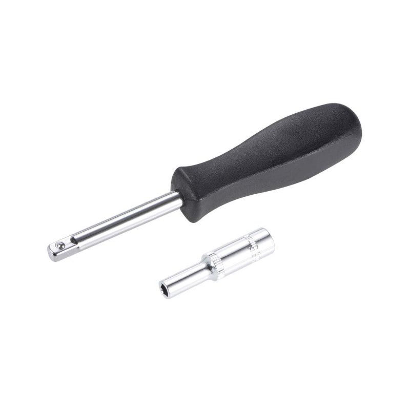 Socket Accessory Set Of 2 Pcs 1 4 Drive 10 Spinner Nut Driver Handle 5mm 6- Point Deep